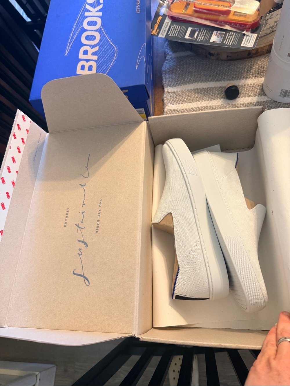 Rothy's White Slip-On NEW